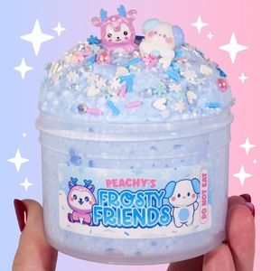 NEW Peachybbies Peachy’s Frosty Friends Slime